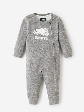 Roots Organic Original Cooper Beaver Romper | 0-3 months